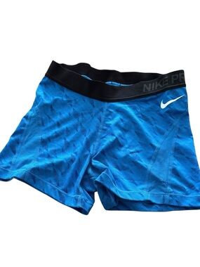 Nike Spandex Blue Shorts Women’s Medium M Running Athletic Sporty Fitness